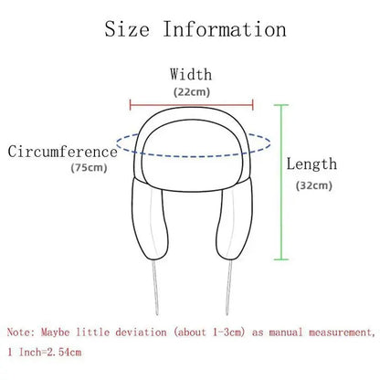 New Winter Warm Sprint Autume Brown Hat Ushanka Hat Cute Winter Hat for Boys Girls Kids Cartoon Anime Cap Gorras