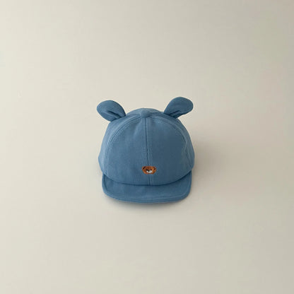 Baby Adjustable Lightweight Casual Baseball Cap Cute Animal Ears Design Soft Brim Cozy Headwear,, Adorable Outdoor Accessory