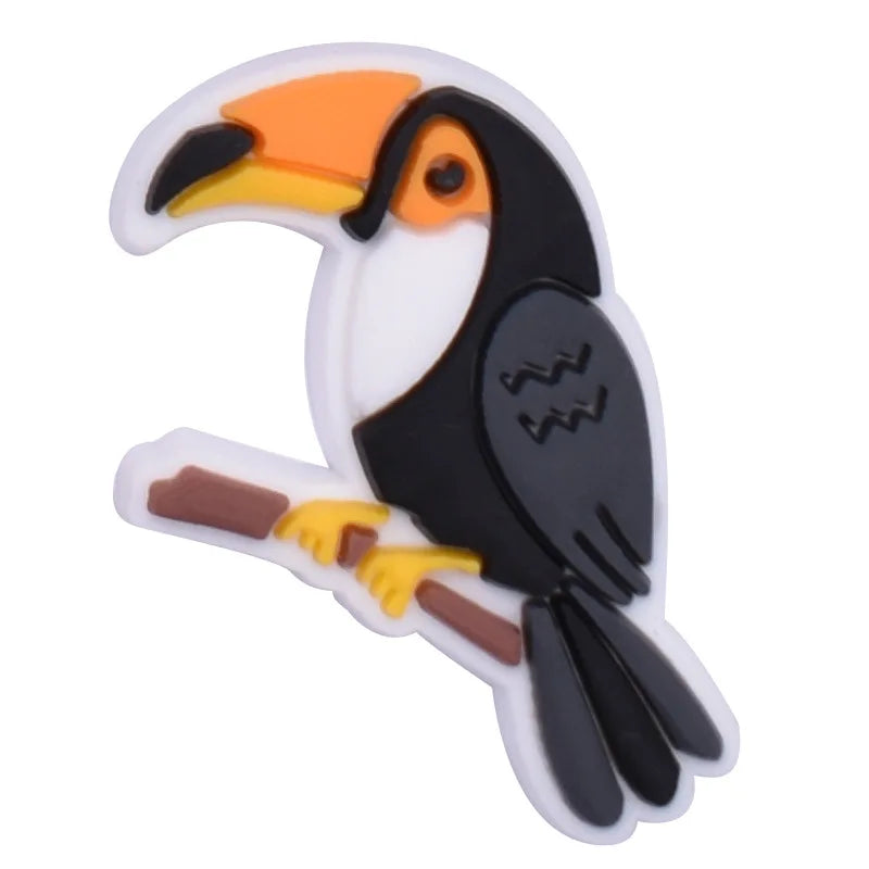 farming animal sheep deer duck house PVC shoe Charms Buckle for Wristbands accessories Decoration Bands gift unisex party
