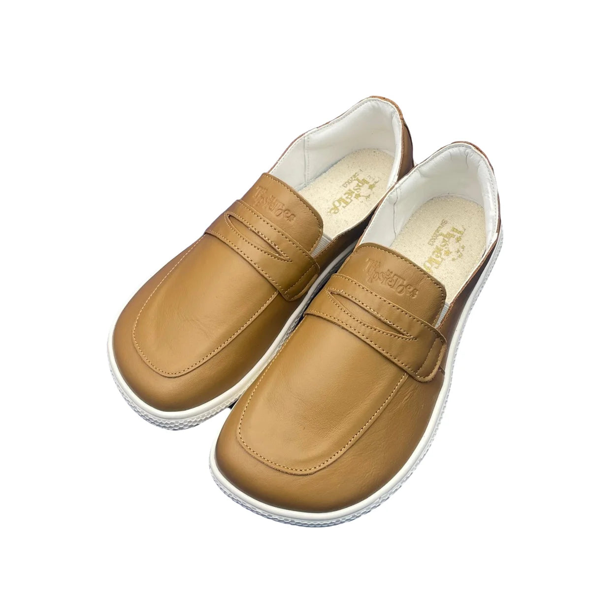 Tipsietoes 2025 Sprinng Autumn Barefoot Genuine Leather Men Women Slippers With Flat Soft Sole Zero Drop Wider Toes Box