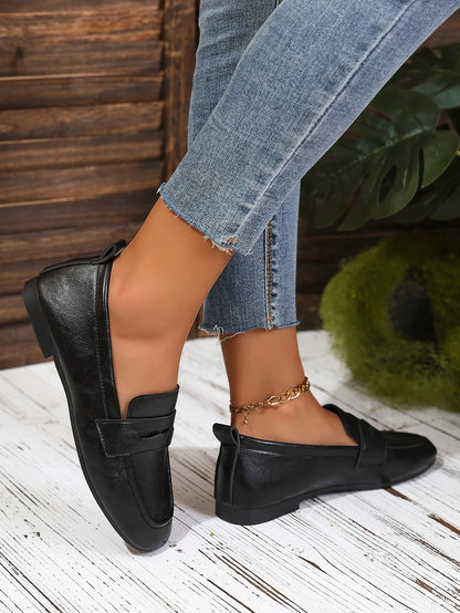 2025 New Pointed Toe Fashion Women Shoes Spring Autumn Elegant Party Daily Low Heels Pump Footwear Women Minimalist Flats Shoes