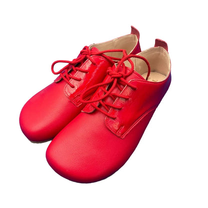 Tipsietoes 2025 Sprinng Autumn Barefoot Genuine Leather Women Sneaker With Zero Drop Flat Soft Sole Wider Toe Box Light Weight
