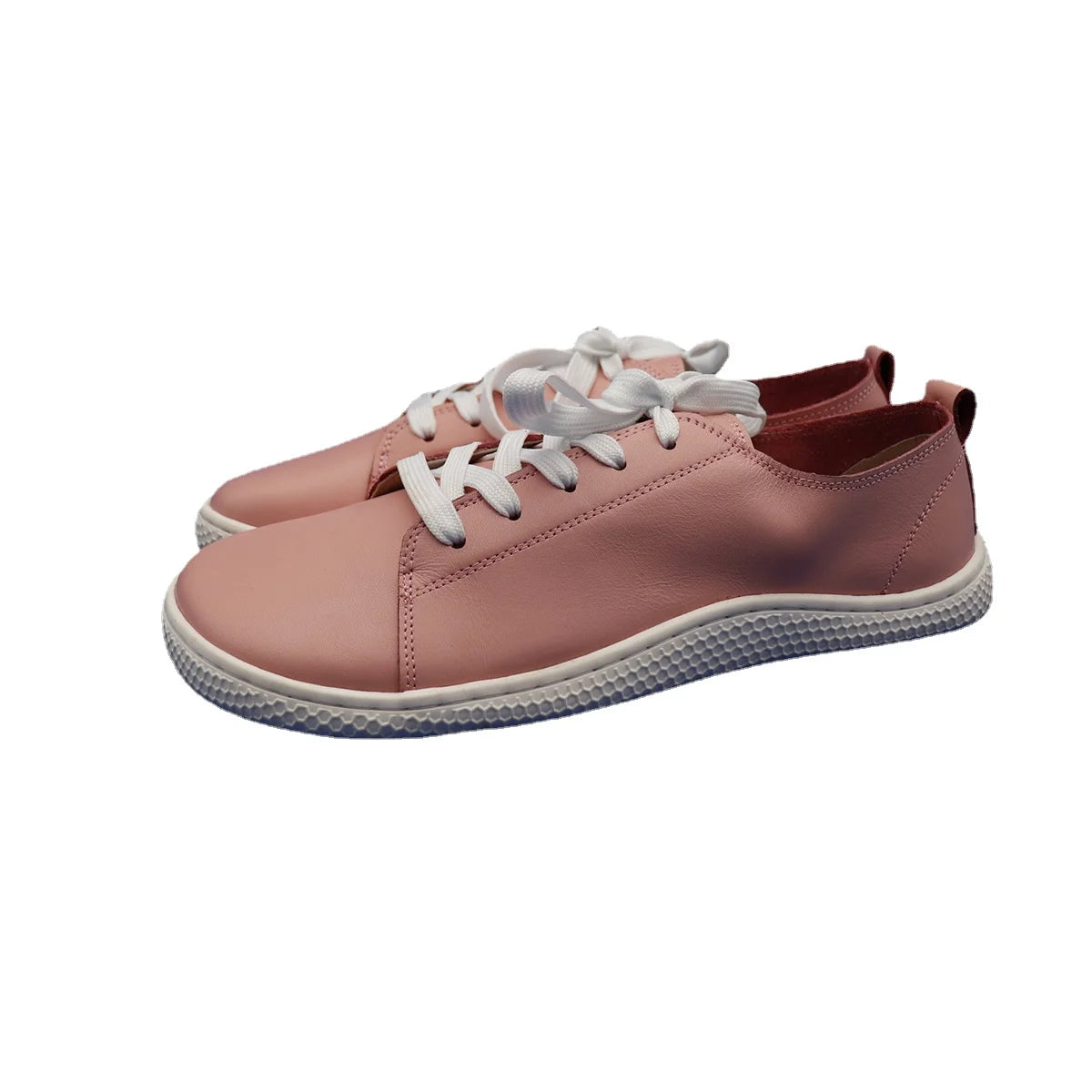 Tipsietoes 2025 Sprinng Autumn Genuine Leather Barefoot Sneaker For Women Flat Soft Thin Out Sole Zero Drop Wider Toe Box