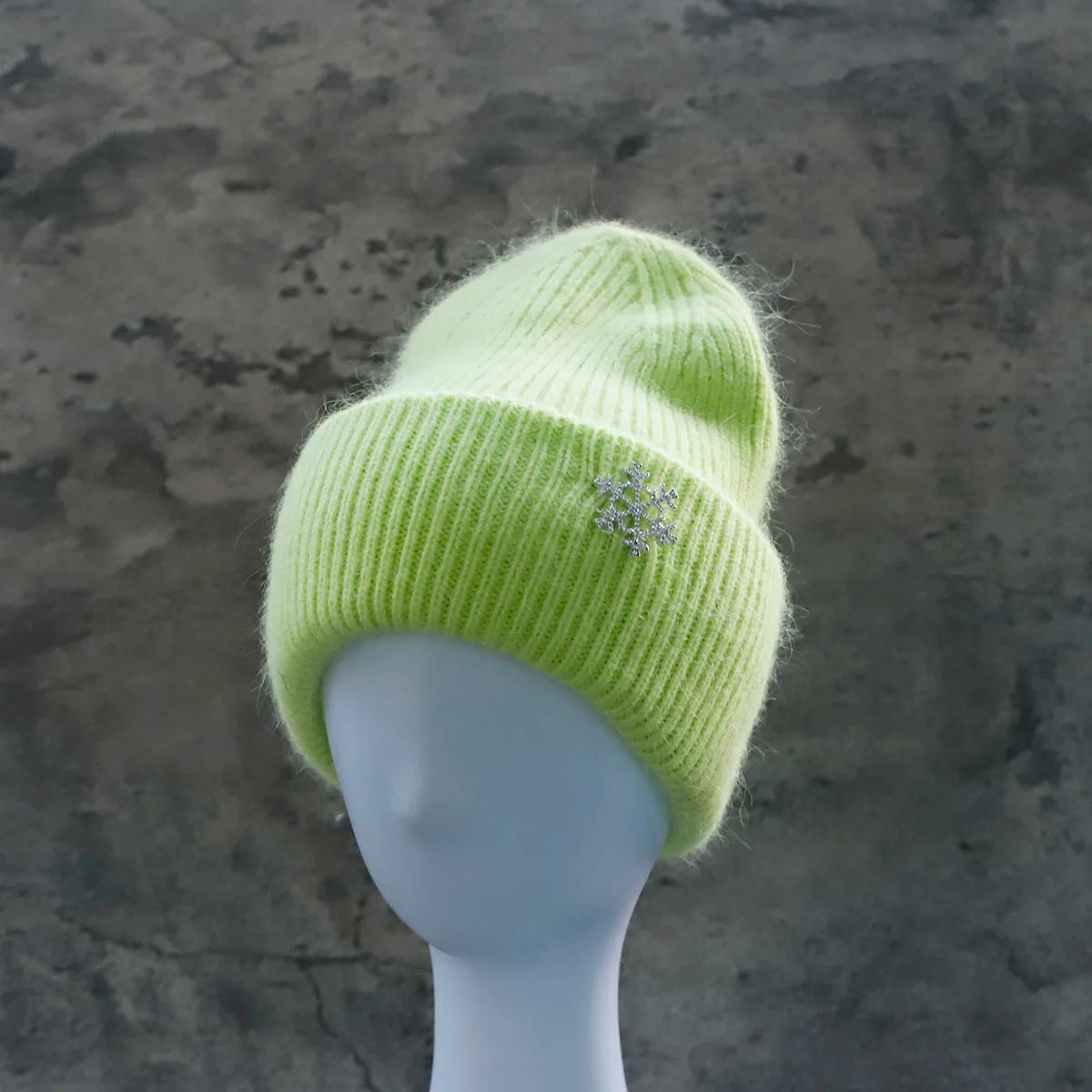 Hot Selling Winter Hat Real Rabbit Fur Winter Hats For Women Snowflake Warm Beanie cold Hats Women Solid Adult Cover Head Cap