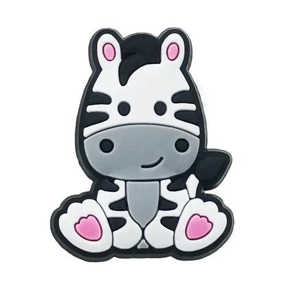 Sale 1Pcs Cute Various Animals Shoe Charms for Crocs Accessories Decorations Clog Shoe Pin Adults Party Favor Gifts