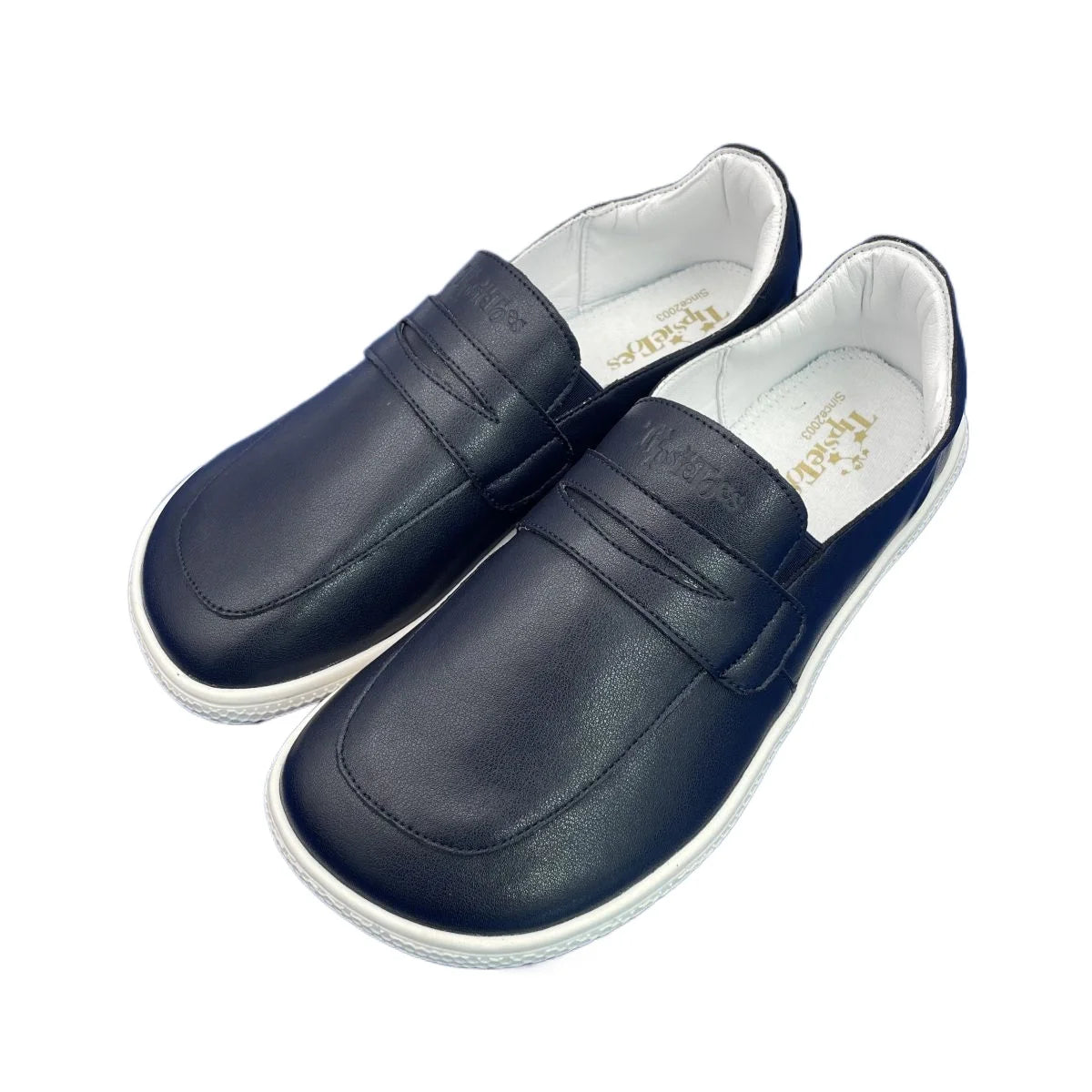 Tipsietoes 2025 Sprinng Autumn Barefoot Genuine Leather Men Women Slippers With Flat Soft Sole Zero Drop Wider Toes Box