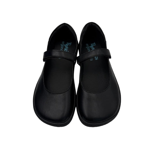 Tipsietoes 2025 Sprinng Autumn Barefoot Leather Ballerina For Women With Flat Soft Sole Zero Drop Wider Toes Box Light Weight