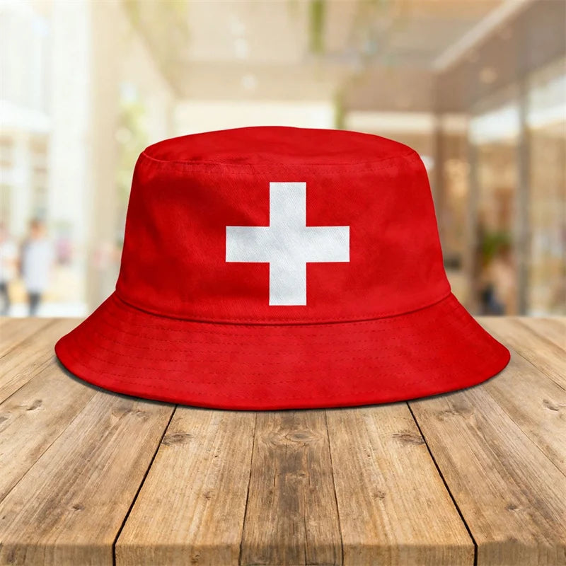 2026 Countries National Flag Bucket Hat Men Women Football FanParty Football Cup Sports Support Sun Hat Soccer Fan Fisherman Hat