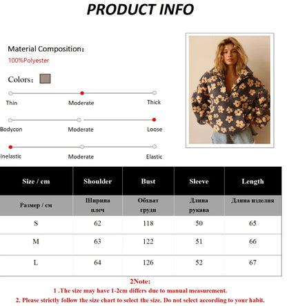 Wolfeel New Autumn Winter Women's Sherpa Floral Pullover Hoodies Half Zip Style Loose Fit Warm Stylish Sweatshirt