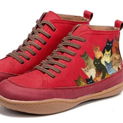 Women Boots Autumn Winter New Ankle Boots Barefoot Soft Leather Casual Boots Comfortable High Quality Handmade Shoes for Women