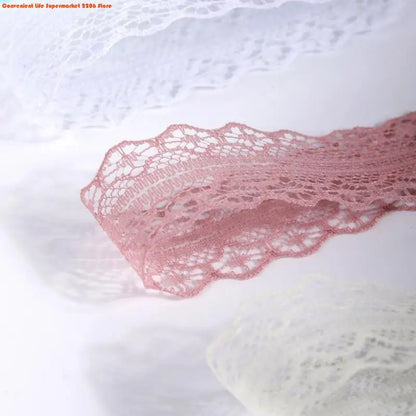 E06E 1 Pair Lace Shoelaces for Women and Girls 3CM Wide Flat Design Shoestrings Laces for Sneakers and Casual Wear Shoes