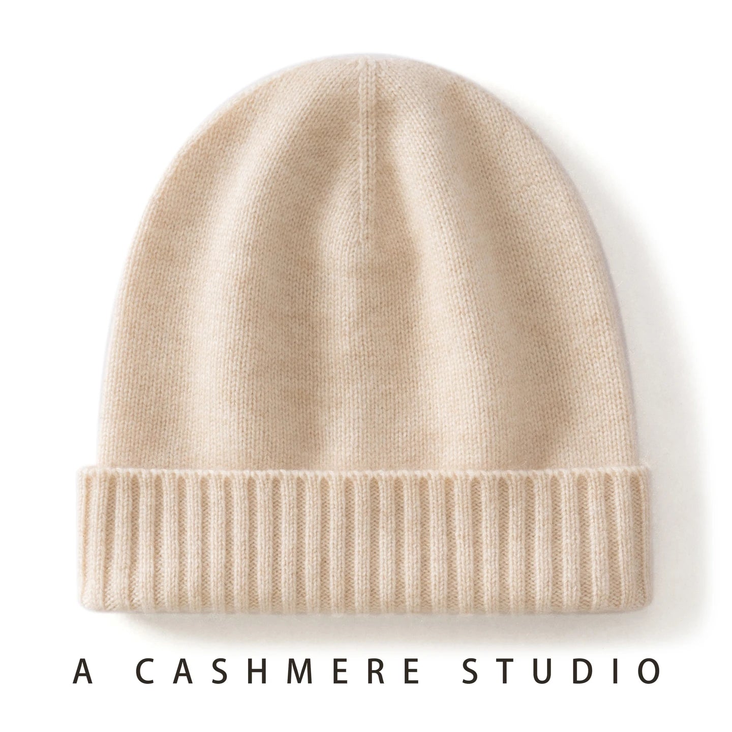 MERRILAMB Winter Hat For Women/Men 100%Quality Cashmere Beanie Cap Unisex Outdoor Casual Solid Knitted Hats Warm Soft SkullCap