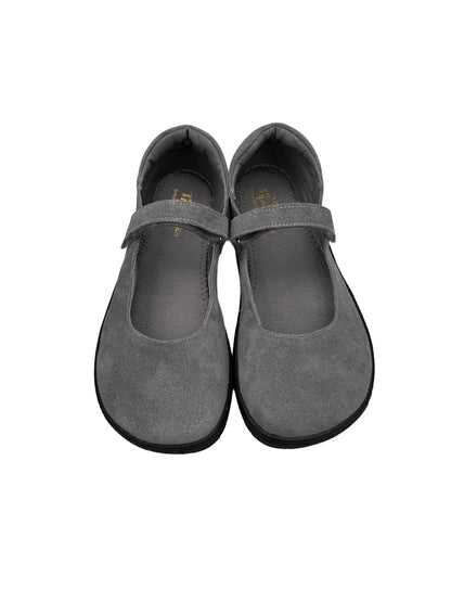 Tipsietoes 2025 Sprinng Autumn Barefoot Leather Ballerina For Women With Flat Soft Sole Zero Drop Wider Toes Box Light Weight