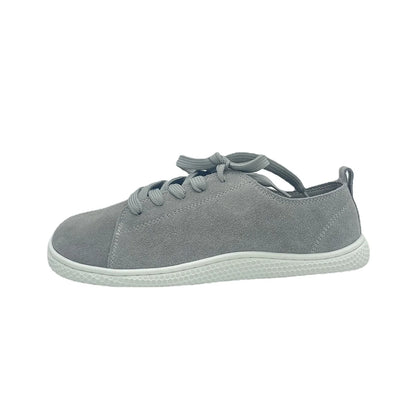 Tipsietoes 2025 Sprinng Autumn Genuine Leather Barefoot Sneaker For Women Flat Soft Thin Out Sole Zero Drop Wider Toe Box