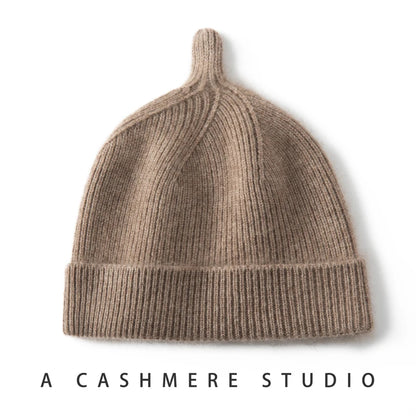 Keep Warm Winter Hat for Children Unisex Knit Cap Kids 100% Cashmere Skullies Hats for Boys Bonnet Girls Caps Accessories