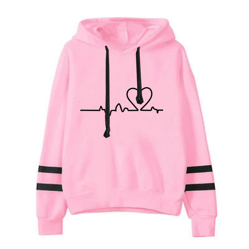 Womens Tracksuit Casual Stripe Versatile Sweatshirt Black Sweatpants Loose Print High Quality Outfits Single Piece Hoodies Pants