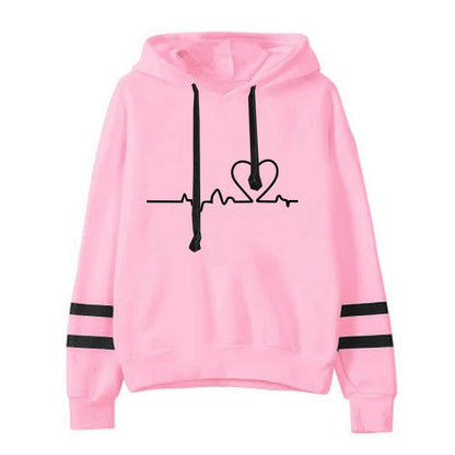 Womens Tracksuit Casual Stripe Versatile Sweatshirt Black Sweatpants Loose Print High Quality Outfits Single Piece Hoodies Pants