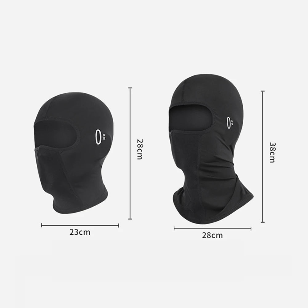 Sun Protection Balaclava  Cycling Full Face Mask Hiking Ice Silk Sun Men Women Sunglasses Holes Cooling Motorcycle Face Cover