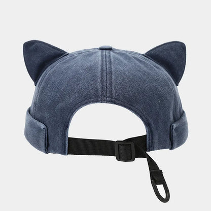 2024 Spring Summer Cotton Solid Color Docker Cap Brimless Hat Beanie Landlord Sailor Cap Women 01