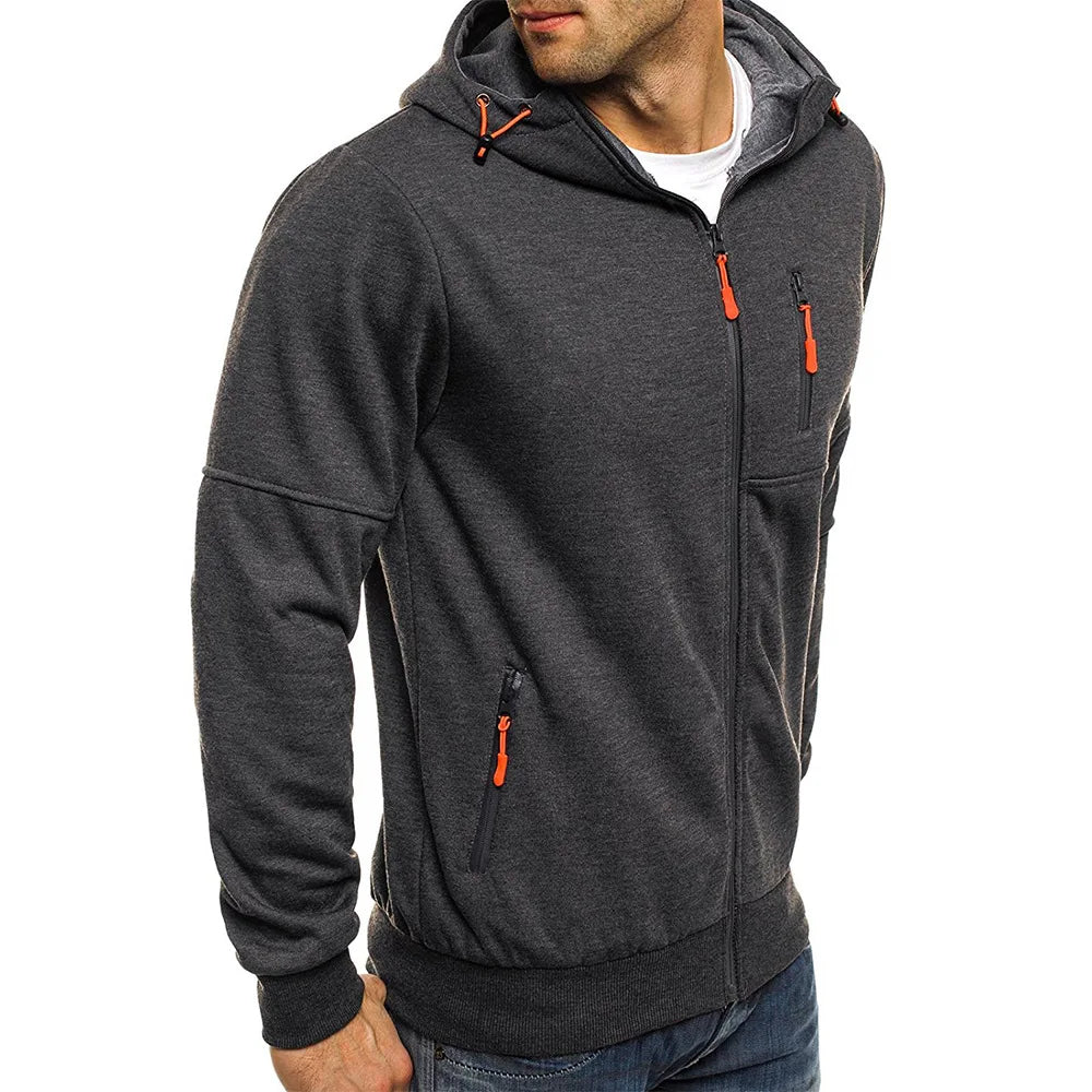 MRMT 2026 Brand New Men's Hoodies Sweatshirts Leisure Cardigan Men Hooded Pullovers Jacquard Casual Man Hoody Sweatshirt Jackets