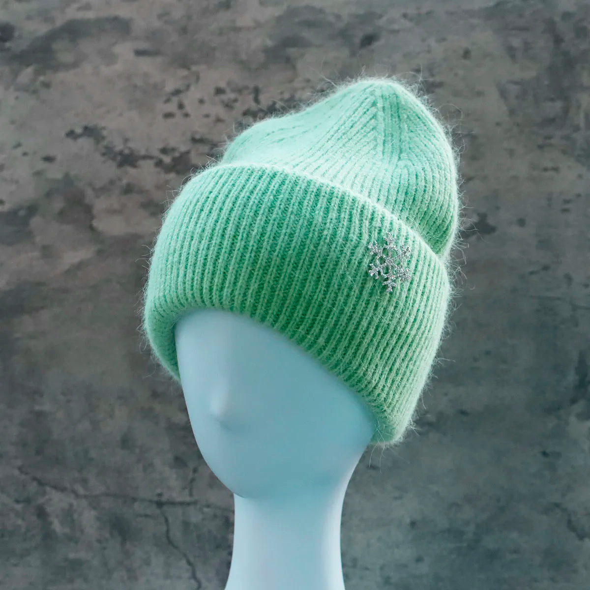 Hot Selling Winter Hat Real Rabbit Fur Winter Hats For Women Snowflake Warm Beanie cold Hats Women Solid Adult Cover Head Cap