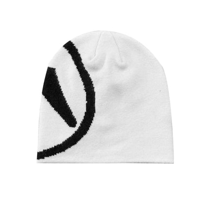 Women's Hat Hip Hop Knitting Winter Beanies Caps Y2k Streetwear Fashion Pullover Aphex Twin Vintage Warm Unisex Accessories