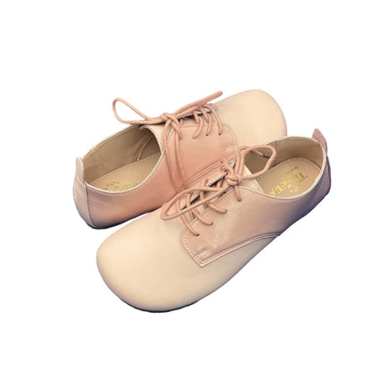 Tipsietoes 2025 Sprinng Autumn Barefoot Genuine Leather Women Sneaker With Zero Drop Flat Soft Sole Wider Toe Box Light Weight