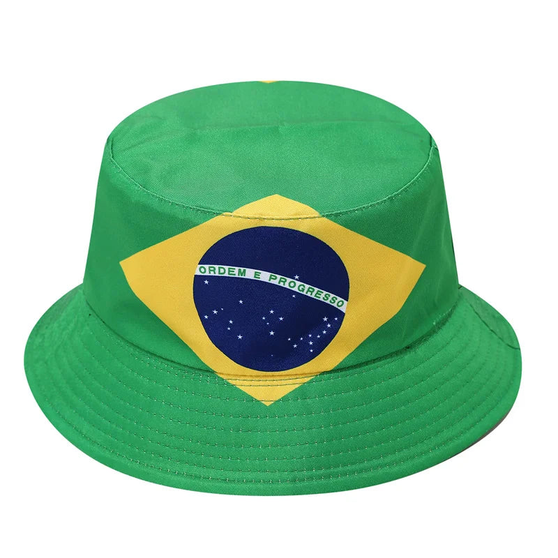 2026 Countries National Flag Bucket Hat Men Women Football FanParty Football Cup Sports Support Sun Hat Soccer Fan Fisherman Hat