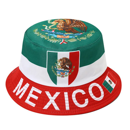 2026 Countries National Flag Bucket Hat Men Women Football FanParty Football Cup Sports Support Sun Hat Soccer Fan Fisherman Hat