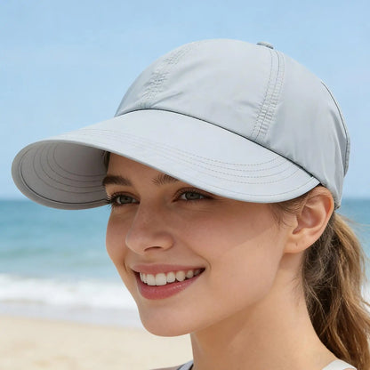 Breathable Sunhat with Wide Brim  UV Protection Summer Outdoor Beach Fisherman Hat Sunscreen Protection Cap Adjustable Sun Hat