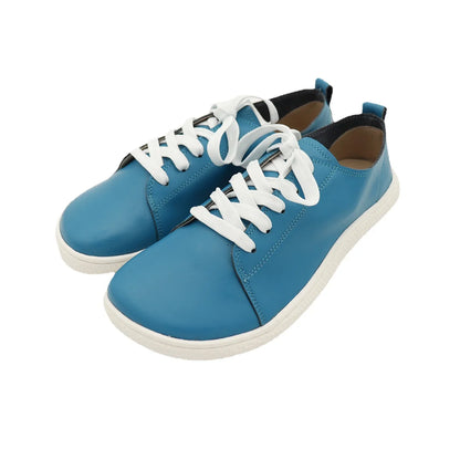 Tipsietoes 2025 Sprinng Autumn Genuine Leather Barefoot Sneaker For Women Flat Soft Thin Out Sole Zero Drop Wider Toe Box