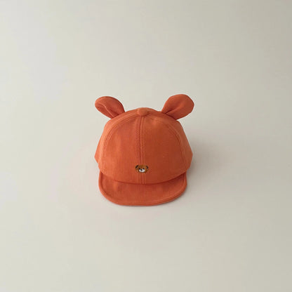 Baby Adjustable Lightweight Casual Baseball Cap Cute Animal Ears Design Soft Brim Cozy Headwear,, Adorable Outdoor Accessory