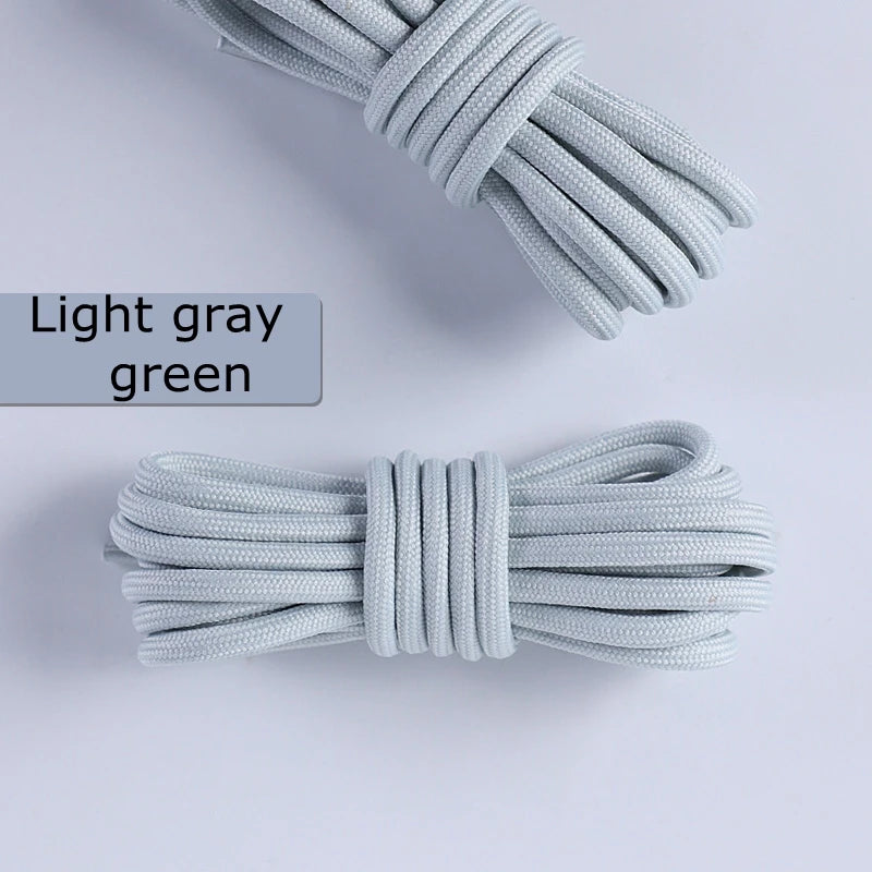 1 Pair Round Shoelaces Coconut 350 Black Angel 700 Classic Shoe Laces Tightly Woven Does Not Snag Shoelace For Sneakers