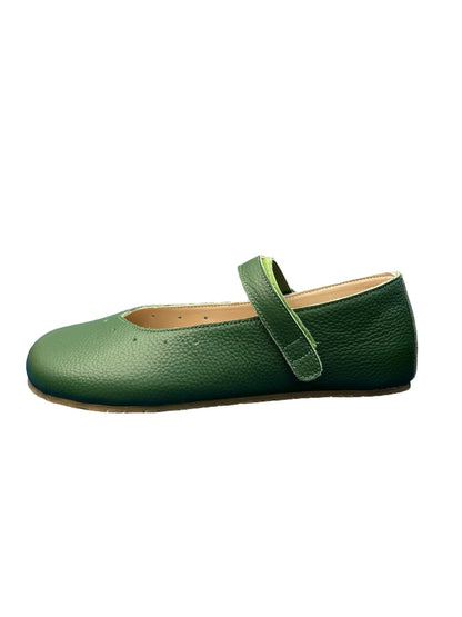 Tipsietoes 2025 Sprinng Autumn Barefoot Genuine Leather Ballerina Mary Jean Women With Flat Soft Sole Zero Drop Wider Toes Box