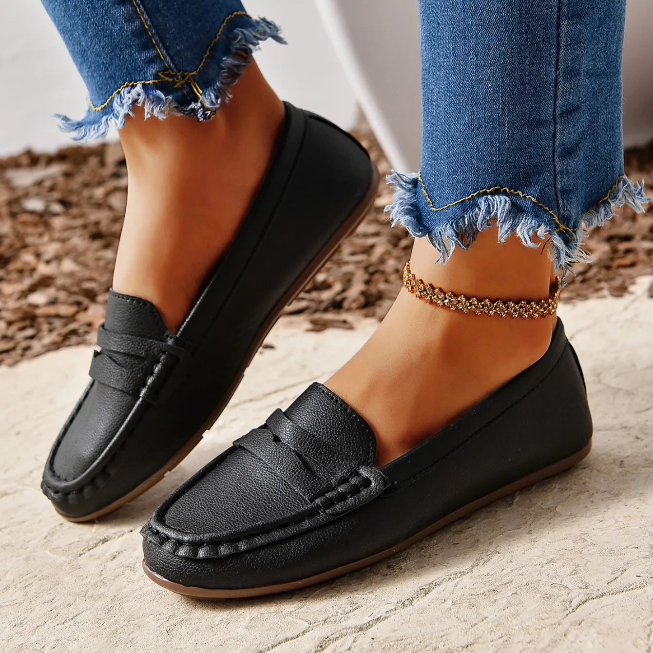 Women Flats Shoes Comfortable Lightweight Fashion Hot Loafers Spring and Autumn Shallow Casual Sneakers Outdoor Shoes for Women