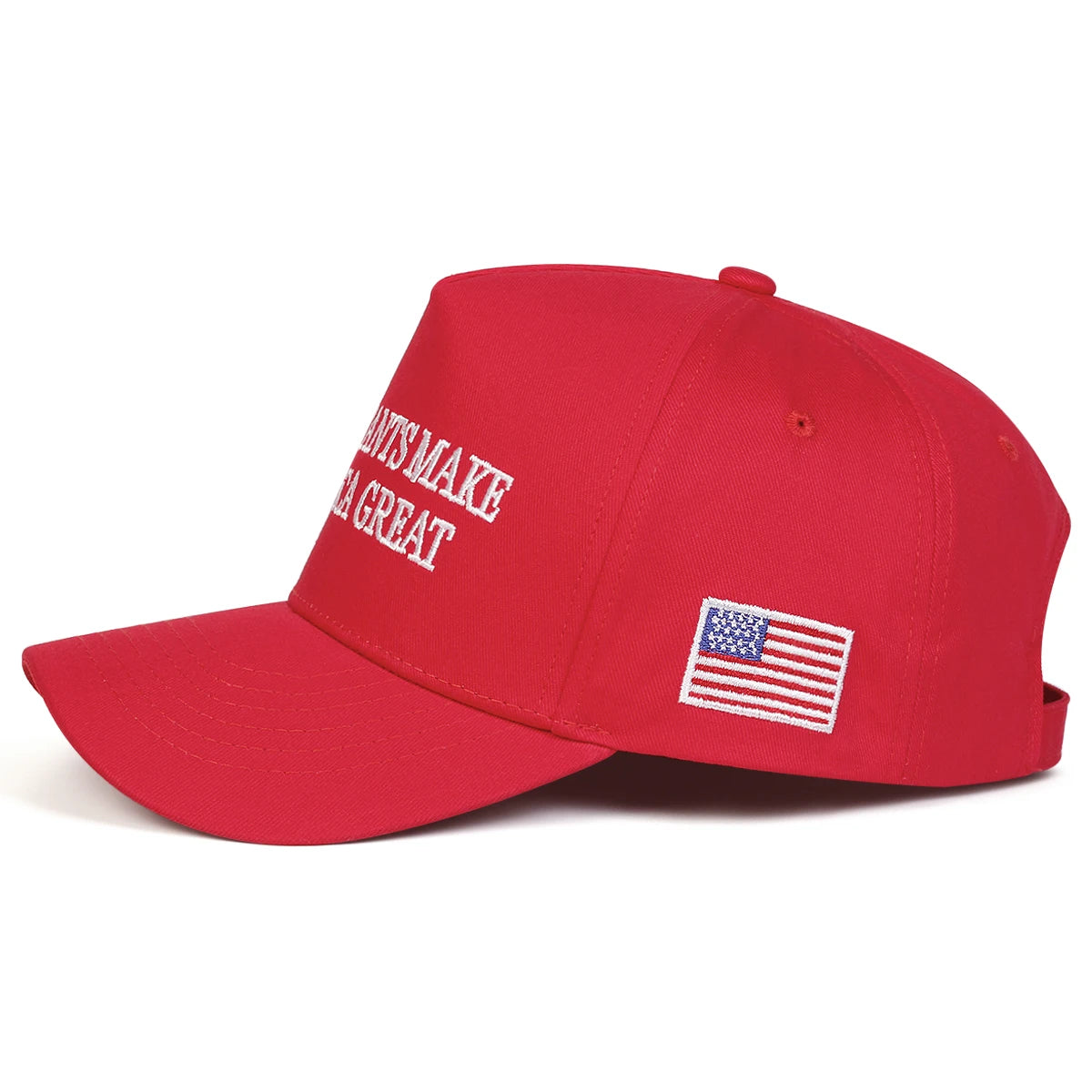 Unisex IMMIGRANTS MAKE Letter Embroidery Baseball Caps Spring and Autumn Outdoor Adjustable Casual Hats Sunscreen Hat Sports Cap