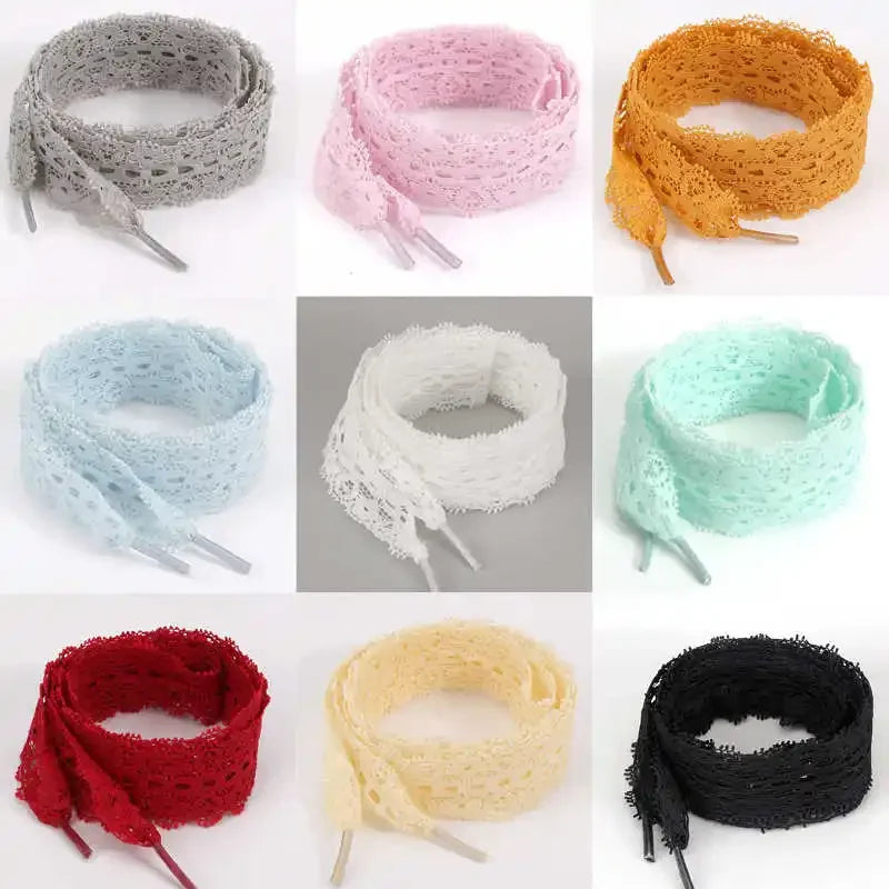 1Pair 100CM/120CM/140CM Length Canvas Sneaker Outdoor Shoe Shoelace Flat Lace Fancy Shoelaces Lace Shoe Laces for Women