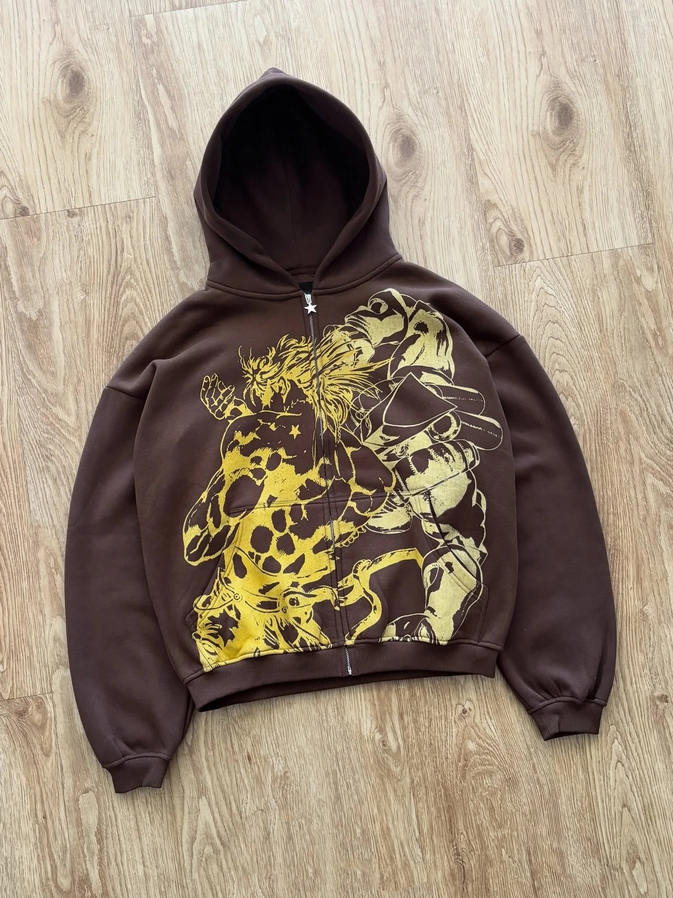 Y2k Stands Hiphop Jojo Bizarre Adventure Hoodies Harajuku Oversized Mens Womens Zipper Hoodie Hip Hop Couple Street Sweatshirt