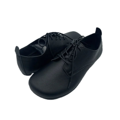 Tipsietoes 2025 Sprinng Autumn Barefoot Genuine Leather Women Sneaker With Zero Drop Flat Soft Sole Wider Toe Box Light Weight