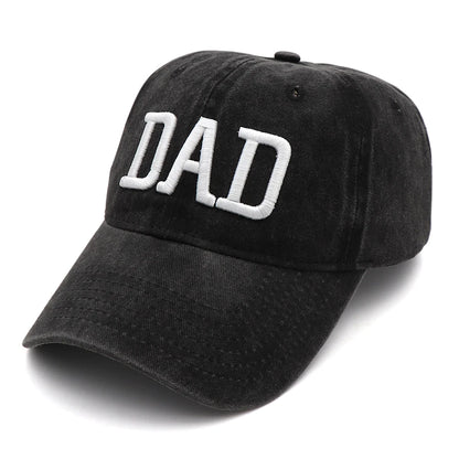 KOEP MOM And DAD Baseball Cap Fishing Caps Men Outdoor Women Washed And Worn Pregnancy Announcement Hats 3D Embroidery