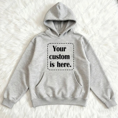 2026 Student Casual Custom Printed Text DIY Hoodie Customized Personalized Hoody Custom Hoodies Text Sweatshirt Clothes