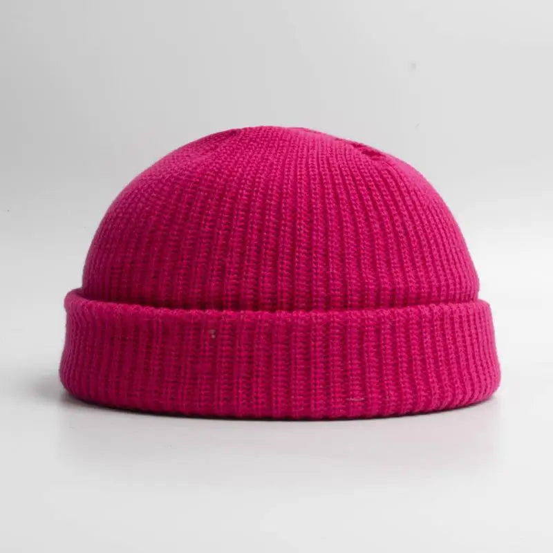 2025 Boys Girls Winter Knitted Beanies Solid Keep Warm Loop Small Beanie Caps Keep Head Warm Winter Hats Yellow Red