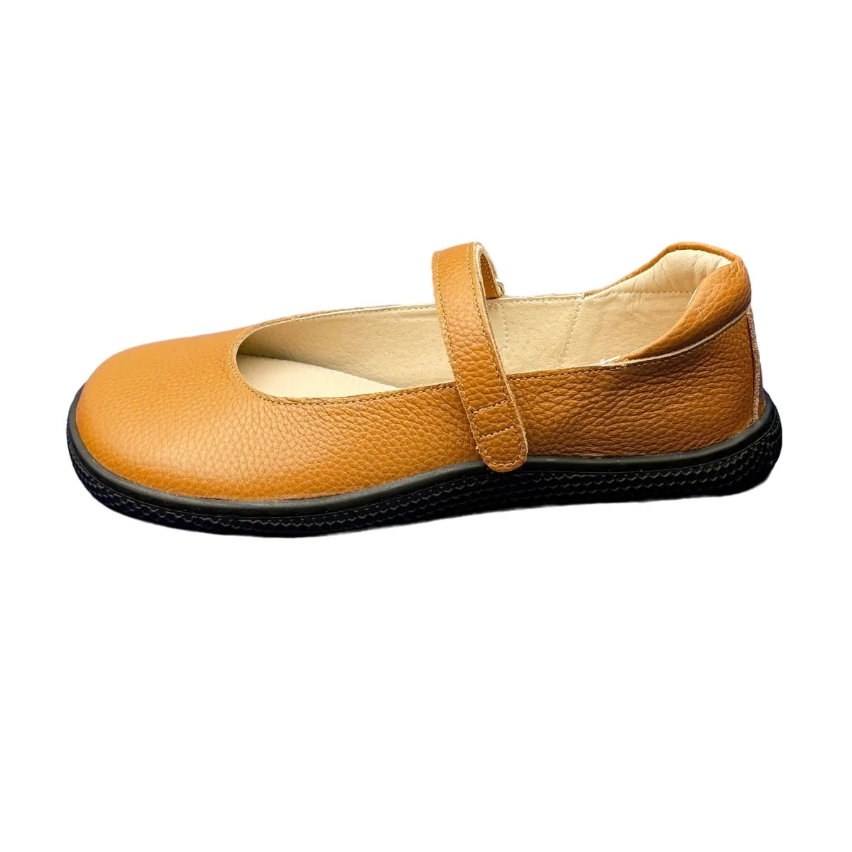 Tipsietoes 2025 Sprinng Autumn Barefoot Leather Ballerina For Women With Flat Soft Sole Zero Drop Wider Toes Box Light Weight