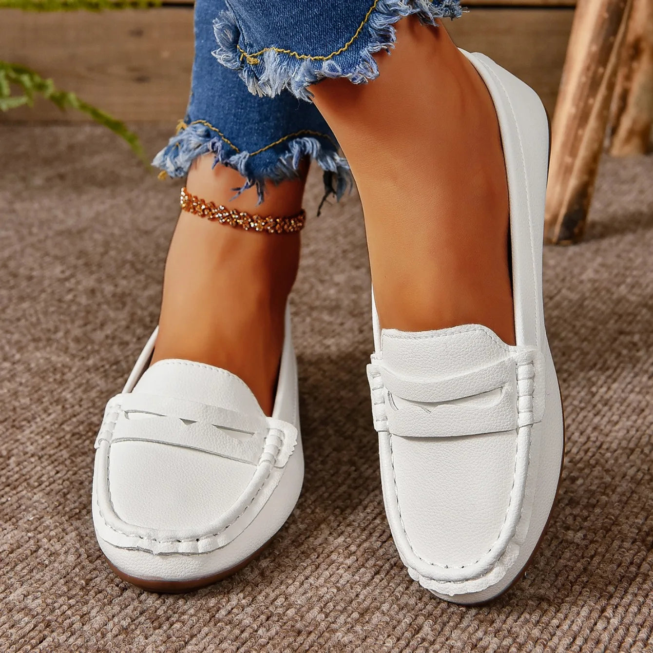 Women Flats Shoes Comfortable Lightweight Fashion Hot Loafers Spring and Autumn Shallow Casual Sneakers Outdoor Shoes for Women