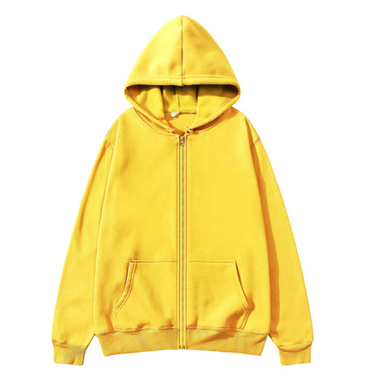 2025 Women Fleece Zip Up Hoodies Running Sports Sweatshirts Fashion Female Classic Casual Zipper Jackets Y2k Hip Hop Streetwear