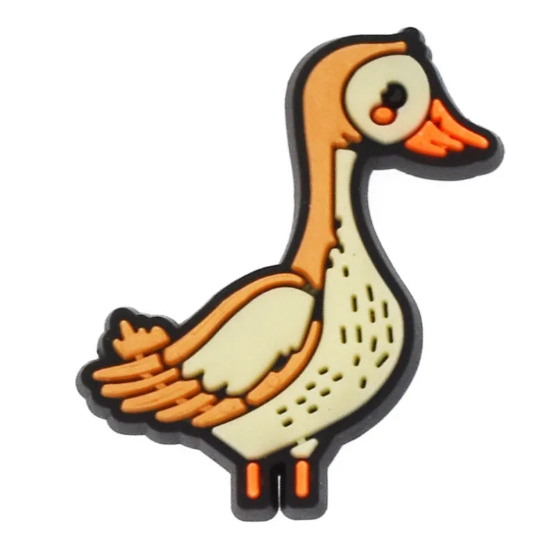 farming animal sheep deer duck house PVC shoe Charms Buckle for Wristbands accessories Decoration Bands gift unisex party