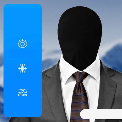 Balaclava Summer Full Face Breathable Mask Translucent UV Protection Face Cover Elastic Halloween Role Playing Ice Silk Cosplay