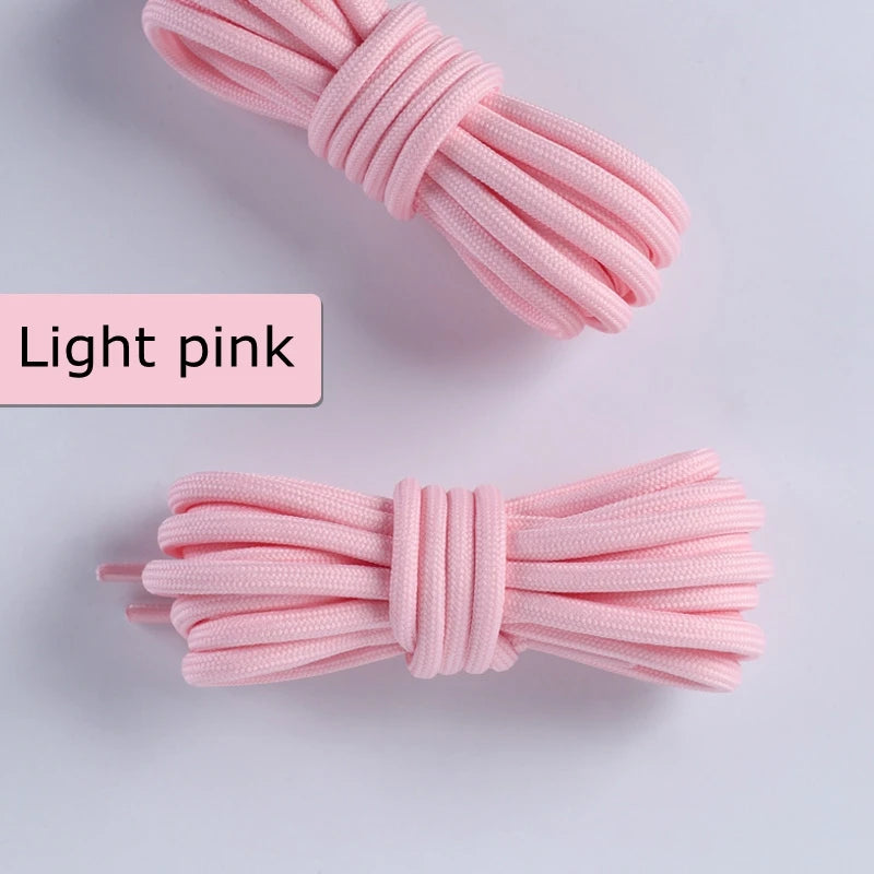 1 Pair Round Shoelaces Coconut 350 Black Angel 700 Classic Shoe Laces Tightly Woven Does Not Snag Shoelace For Sneakers