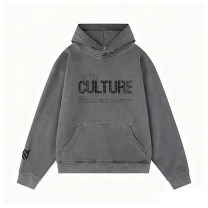 Retro Fashion Hoodies Autumn Winter New Loose American Personalized Clothing Trend Letter Rhinestones Trendy Streetwear