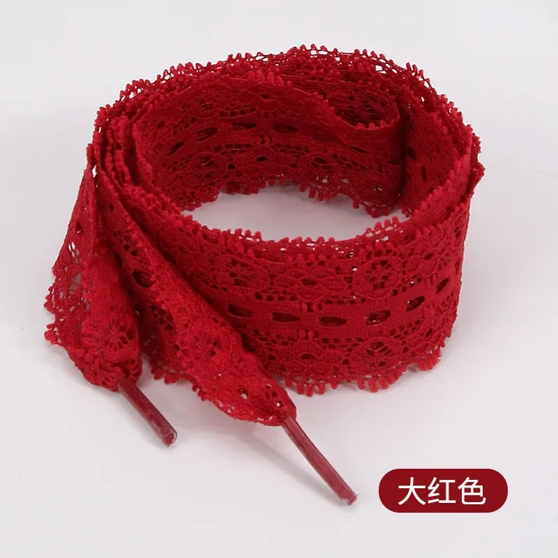 1Pair 100CM/120CM/140CM Length Canvas Sneaker Outdoor Shoe Shoelace Flat Lace Fancy Shoelaces Lace Shoe Laces for Women